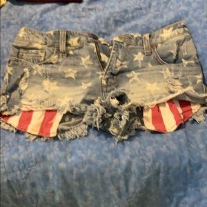 American flag shorts